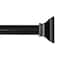 Kenney Mfg Twist & Fit No Tools Katrina Decorative Tension Shower Curtain Rod, 42-72in, Black KN911C/5HUS - alternate 1